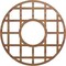 Ekena Millwork O'Neal Wood Fretwork Pierced Ceiling Medallion, Walnut, 24"OD x 8 3/4"ID x 1/4"T CMWP24X24X0250ONWA - alternate 1